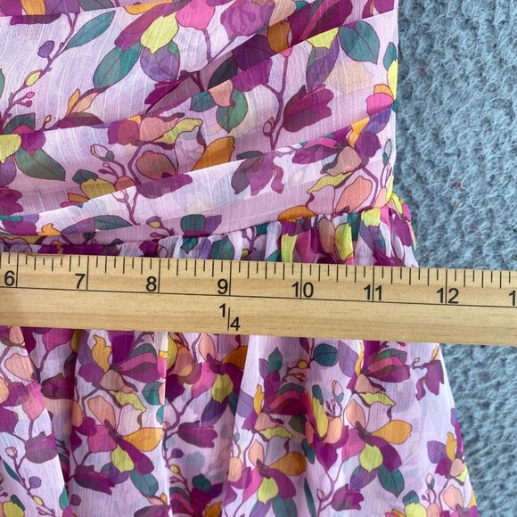 Amanda Uprichard Pink Floral Mini Dress - Picture 10 of 13